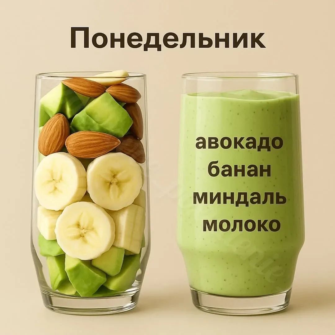 📌  7 дней — 7 смузи!