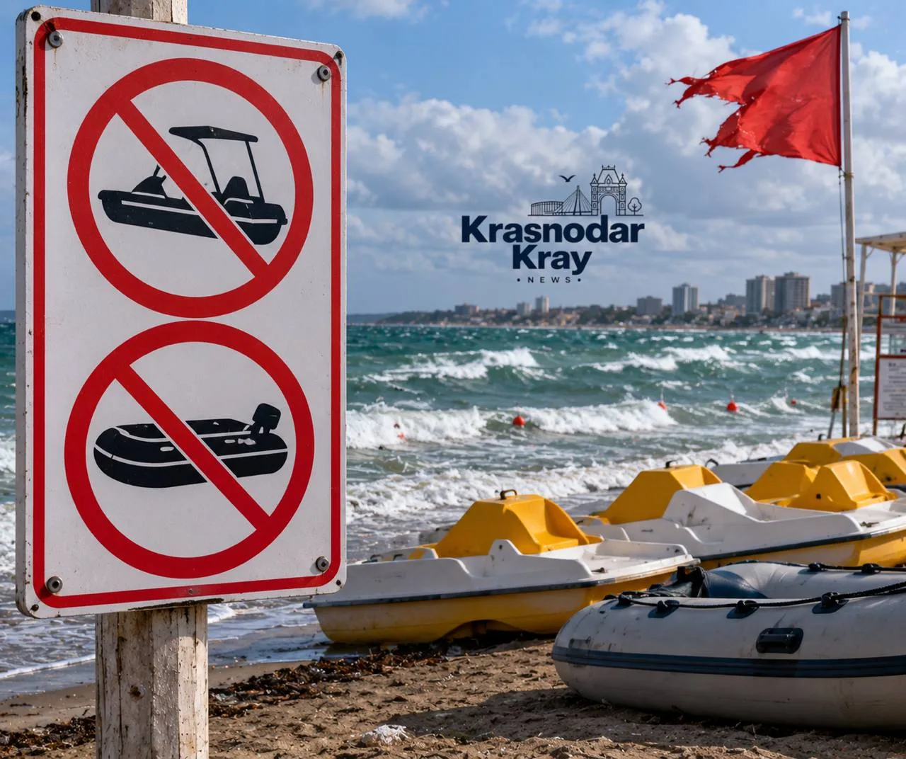 🌊 В Анапе запретили катамараны и надувные плавсредства.