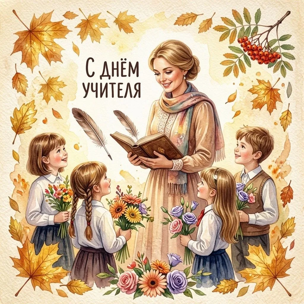 Дорогие педагоги! Поздравляем вас с Днём учителя!