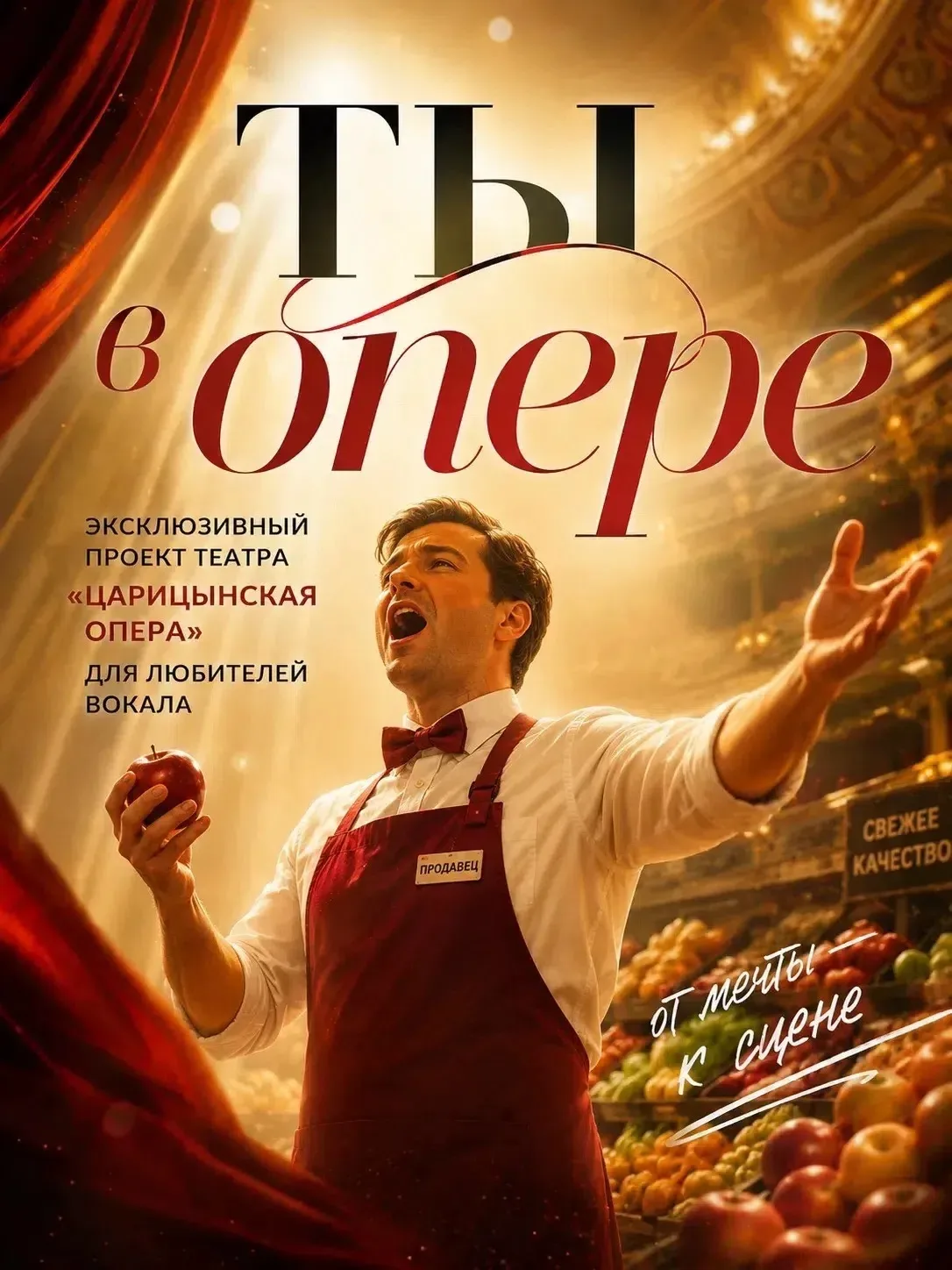 Напоминаем: проект «ТЫ В ОПЕРЕ» ждёт именно вас! 🎭