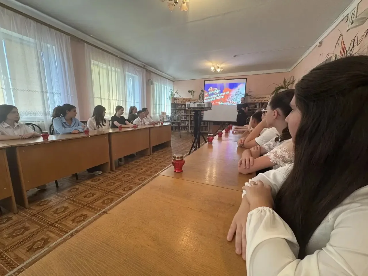Учащиеся 8 «А» класса посетили сельскую библиотеку, где прошло мероприятие, посвящённое...