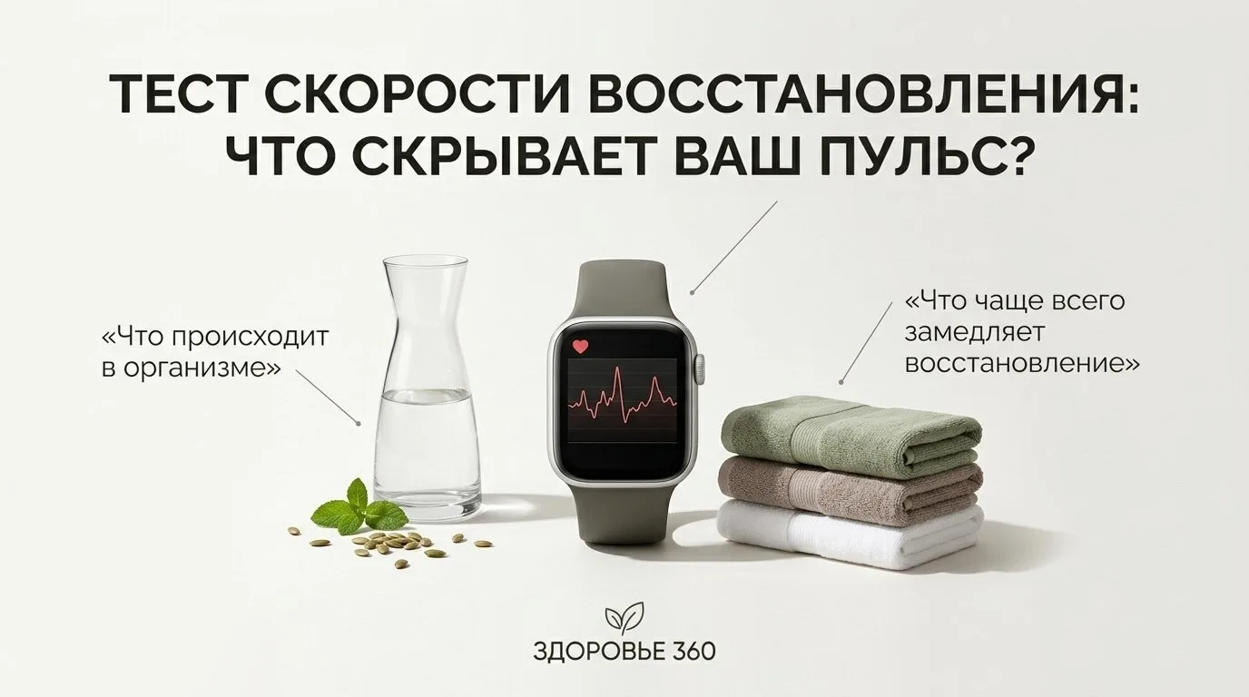 ТЕСТ СКОРОСТИ ВОССТАНОВЛЕНИЯ: ЧТО СКРЫВАЕТ ВАШ ПУЛЬС? ❤️⏰
Многие оценивают свое состояние по ощущени