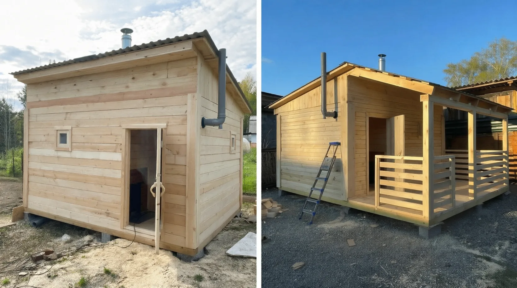 🔥 БАНИ ИЗ БРУСА ПОД ЗАКАЗ 🔥🏠 БАНЯ 3×3 м