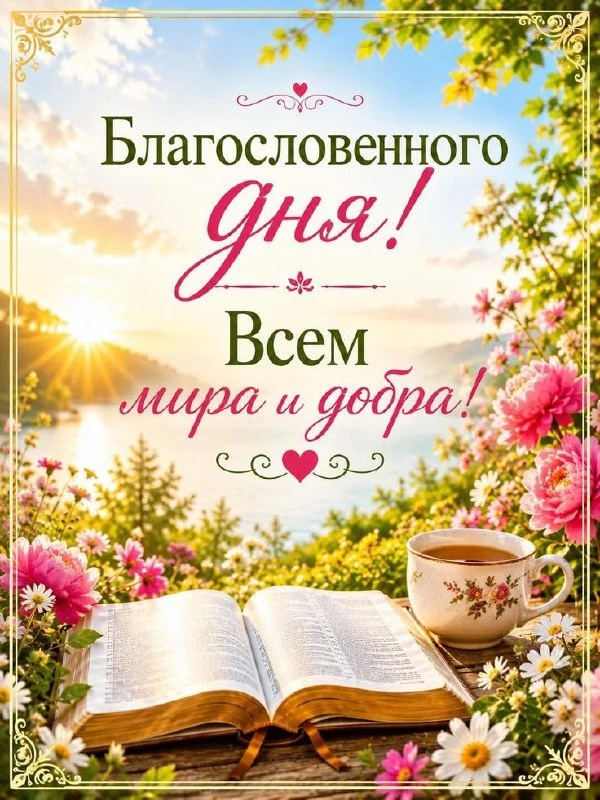Благословенного дня! 🕊️