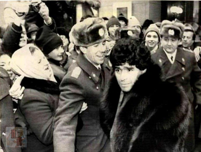 Ноябрь 1990 года. Диего Марадона в Москве.