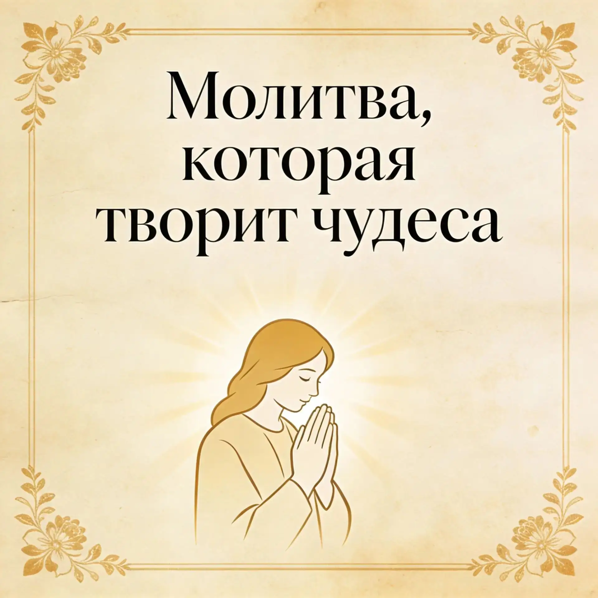 🙏 Молитва, которая творит чудеса
