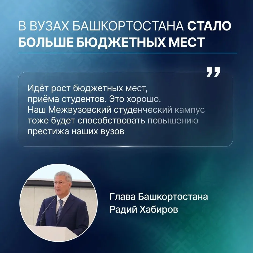Больше возможностей для абитуриентов Башкортостана!