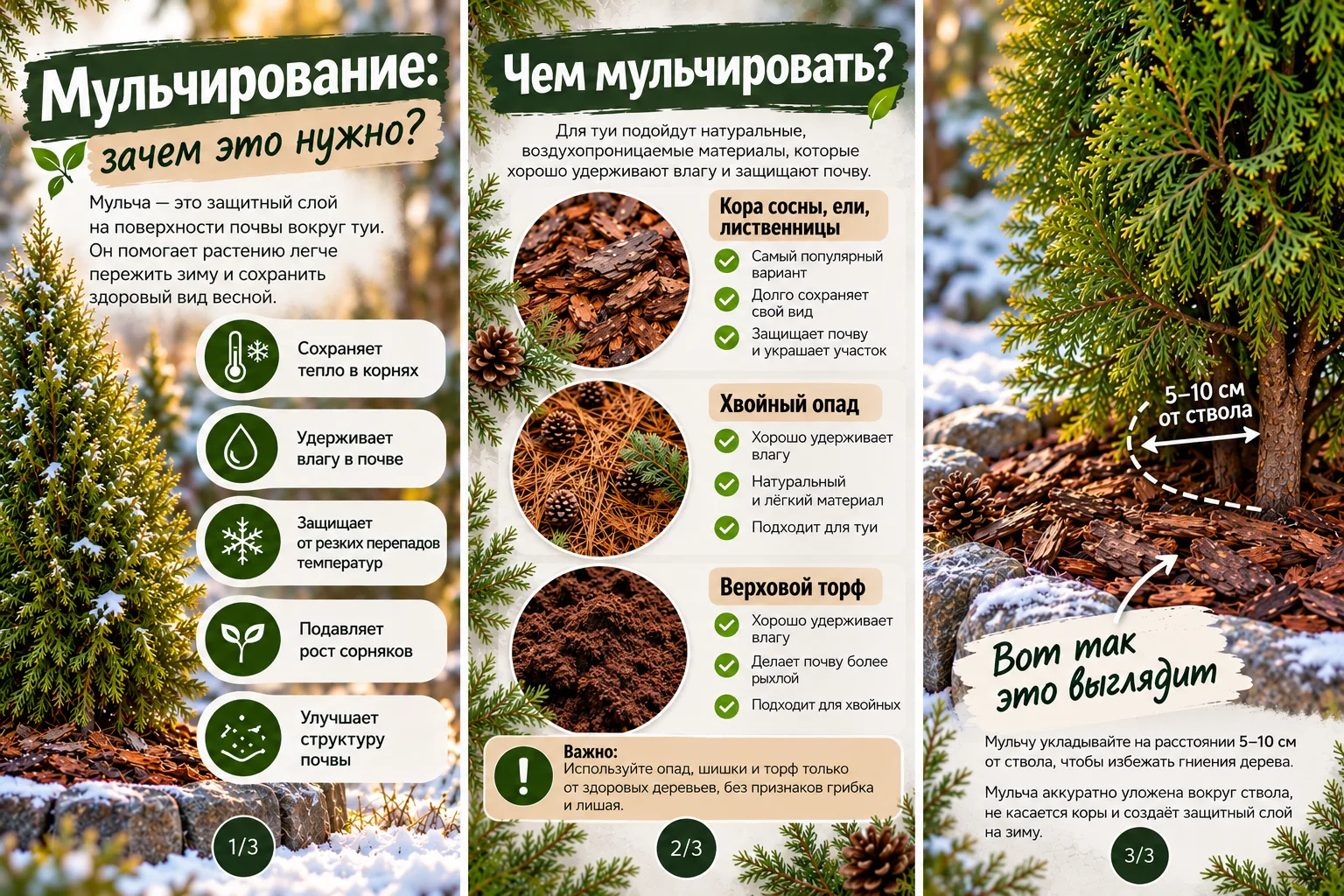Мульчирование.
