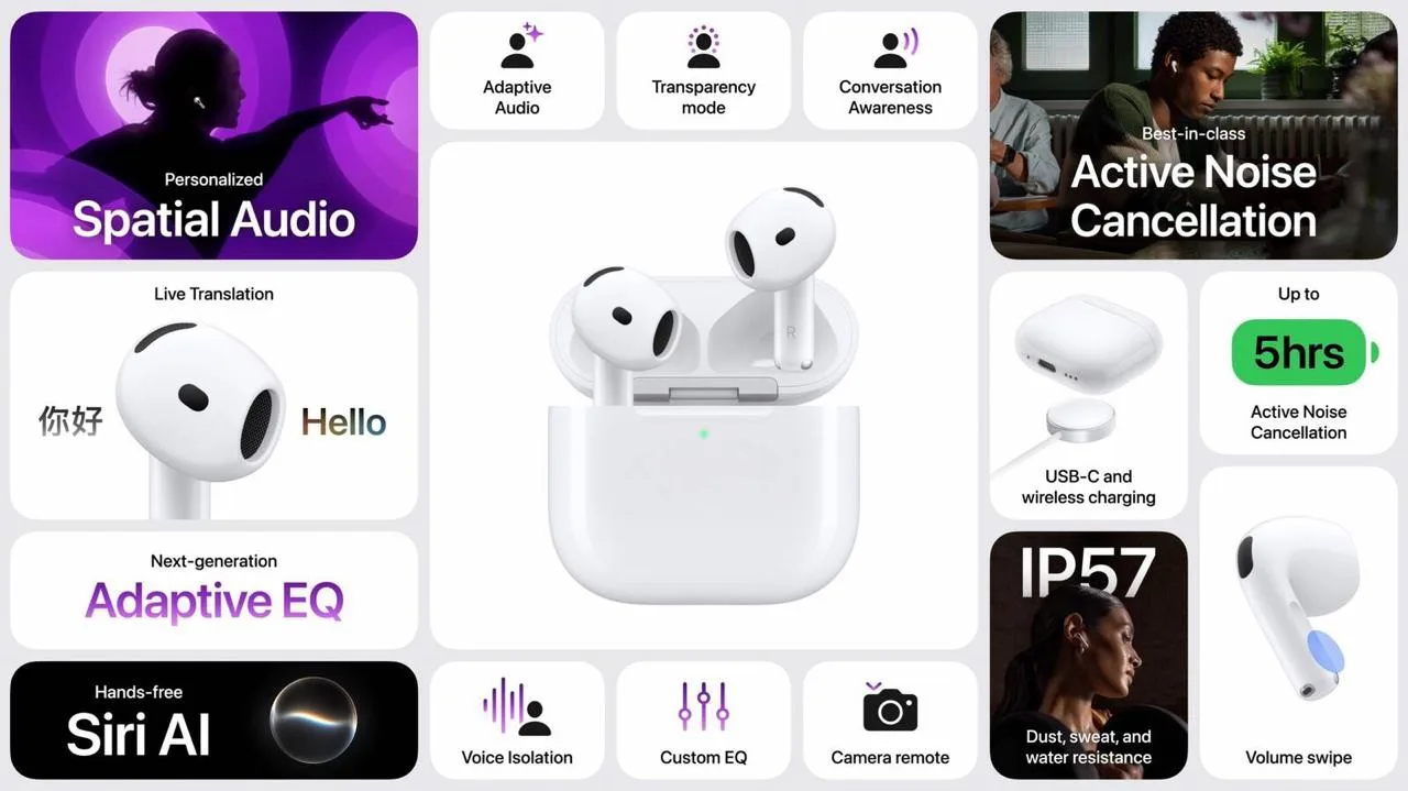 Apple представила AirPods 5 🎧