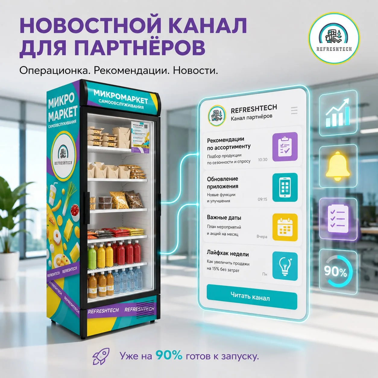 Новостной канал для партнёров — запущен! ☕️