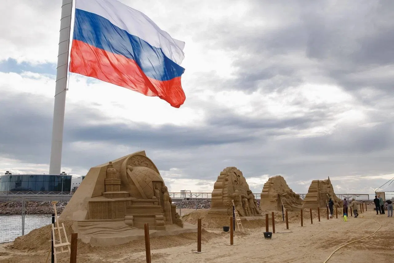 «Город песчаных скульптур» в парке 300-летия Санкт-Петербурга 🏰