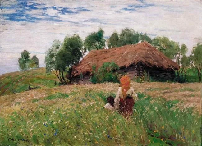 «На задворках», 1916.
Холст, масло

— Столица Евгений Иванович,
(1870–1929)

Пейзажная живопись
