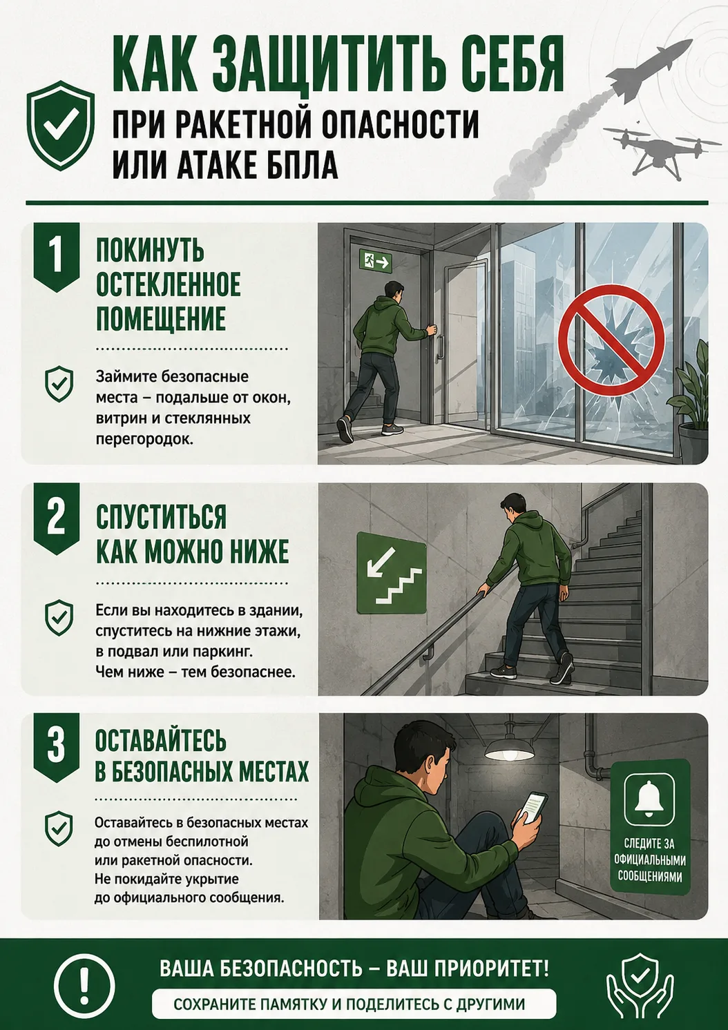 Безопасность – прежде всего.