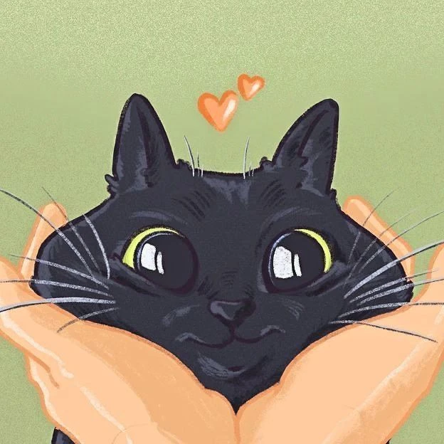 🐈‍⬛ Авы с чёрными котиками