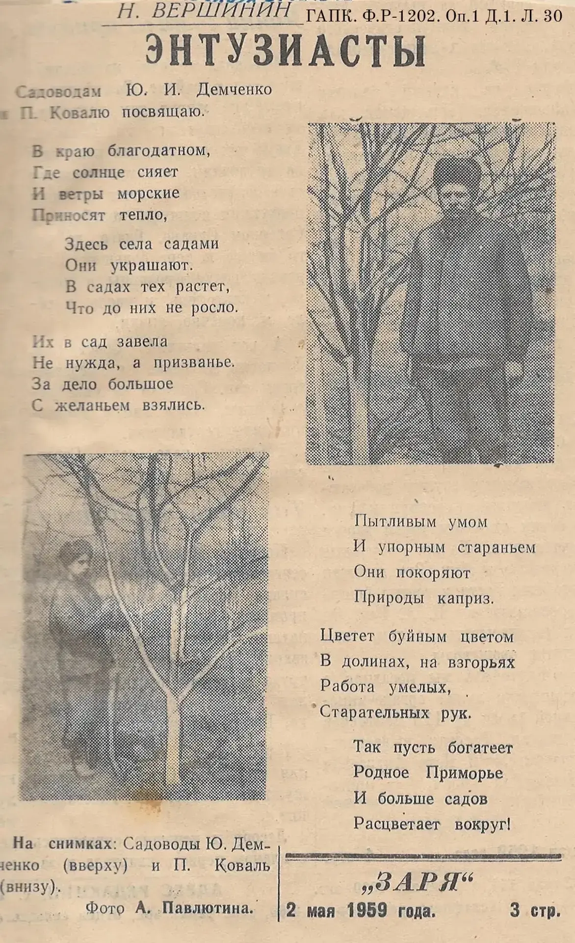 Вдохновение с полей: как стихи сохраняют память о тружениках Приморья  Поэтическое вдохновение тради