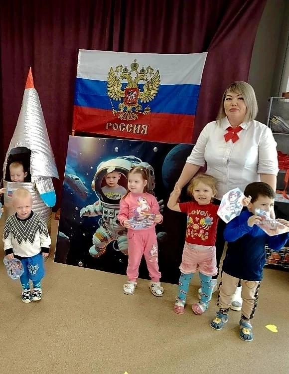 🚀 Космическое путешествие в нашем детском саду!   Сегодня,  наши ребята отметили День космонавтики! 