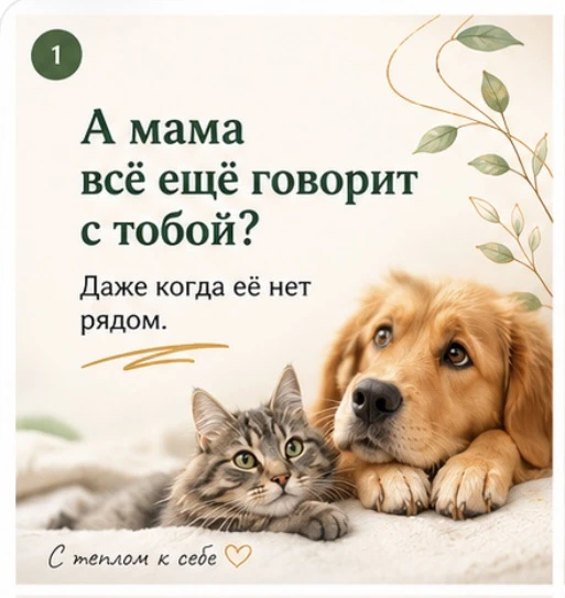 А какие фразы до сих пор звучат внутри тебя?