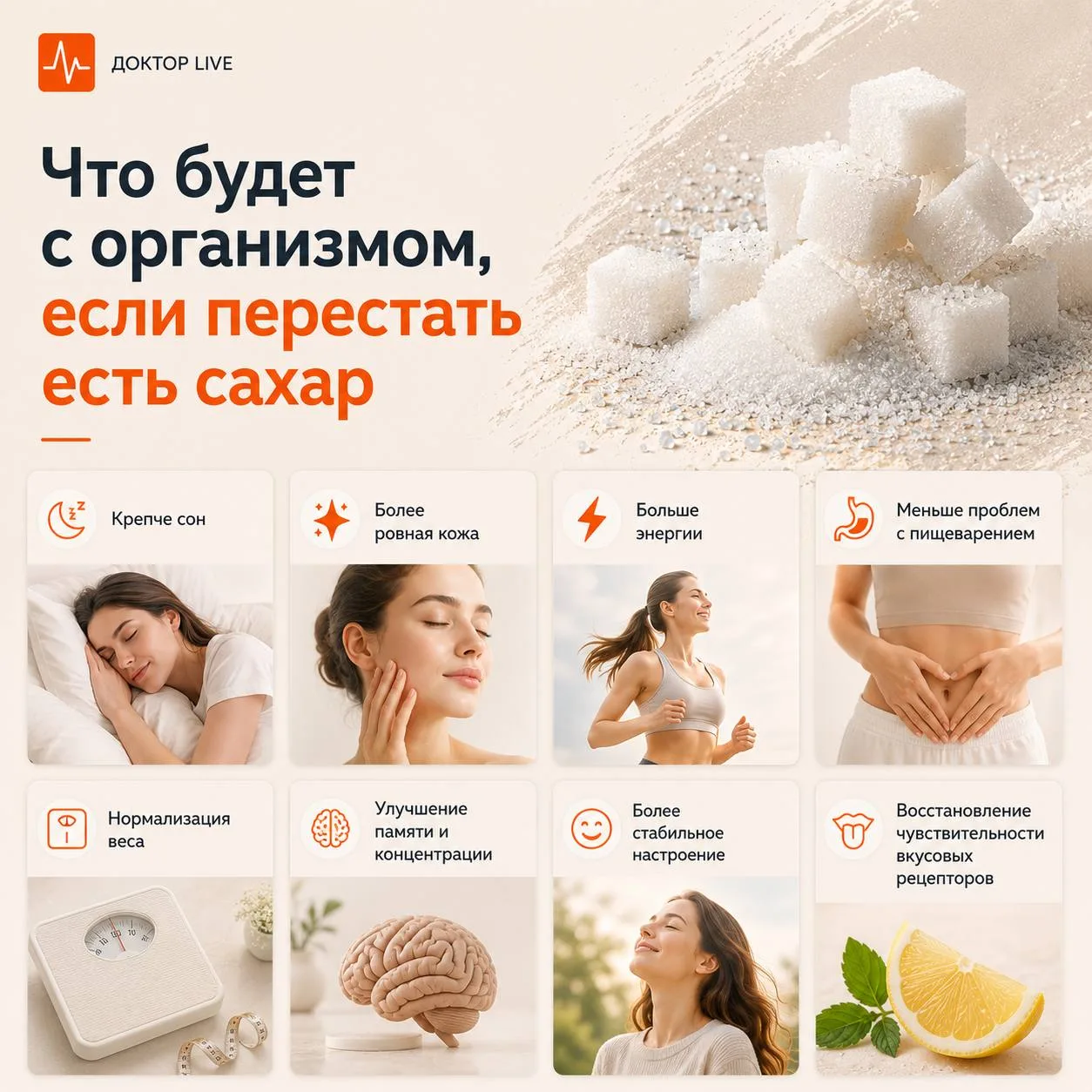 Что будет, если совсем перестать есть сахар?