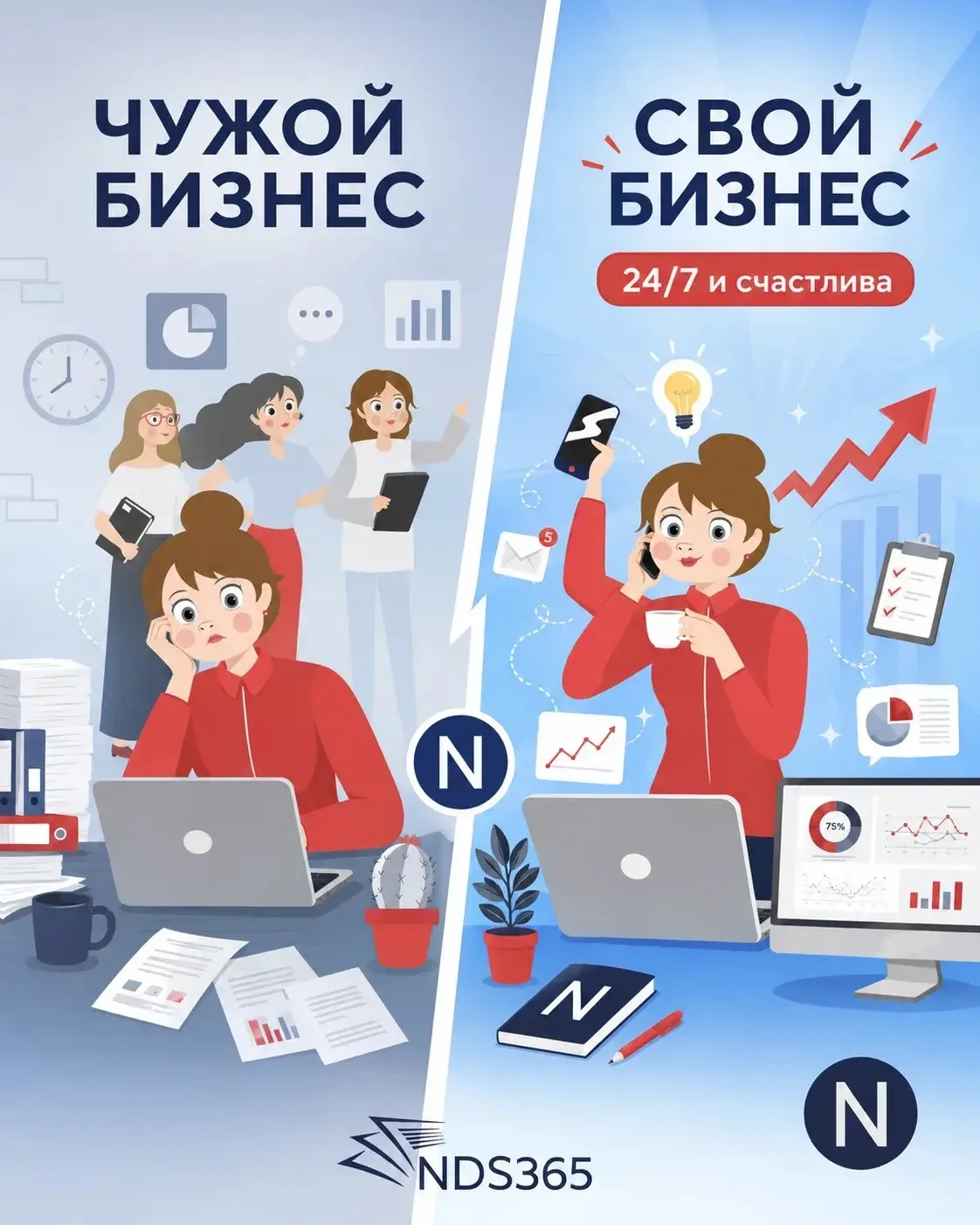 Однажды я решила: хватит работать на дядю с 9 до 6