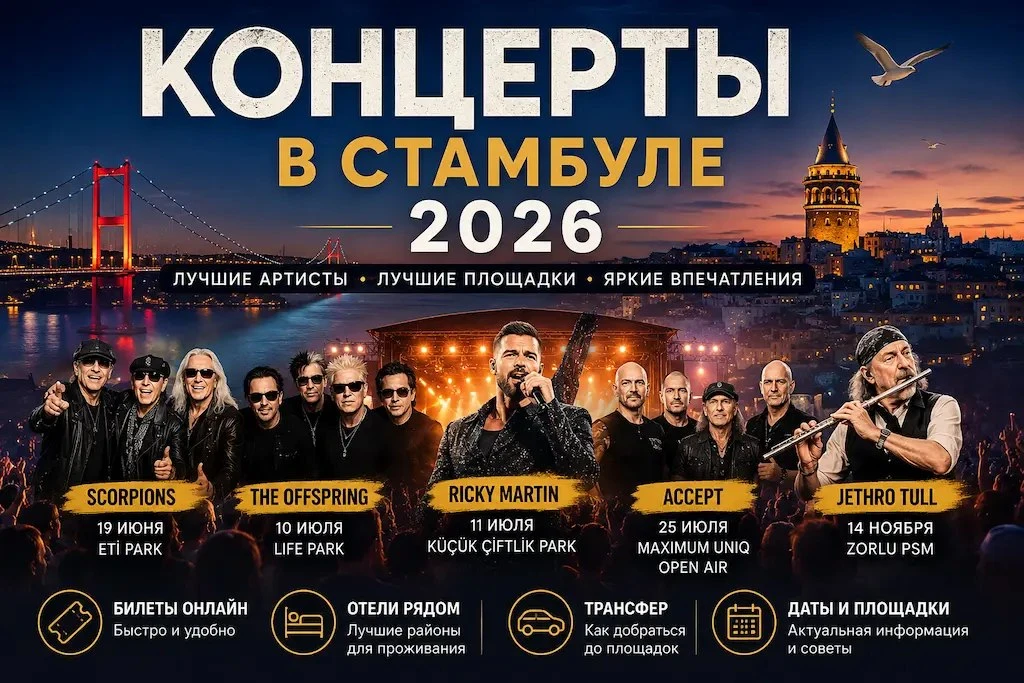 🇹🇷 🎸 Scorpions в Стамбуле — 24 июня