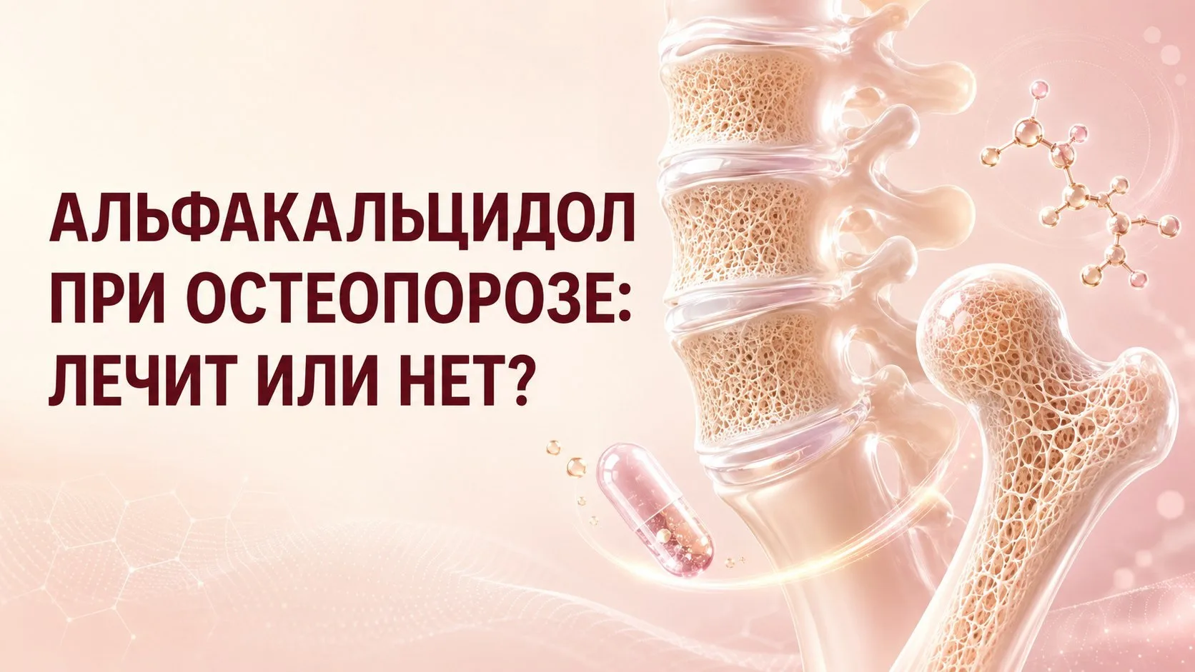 💊 АЛЬФАКАЛЬЦИДОЛ ПРИ ОСТЕОПОРОЗЕ: ЛЕЧИТ ИЛИ НЕТ?