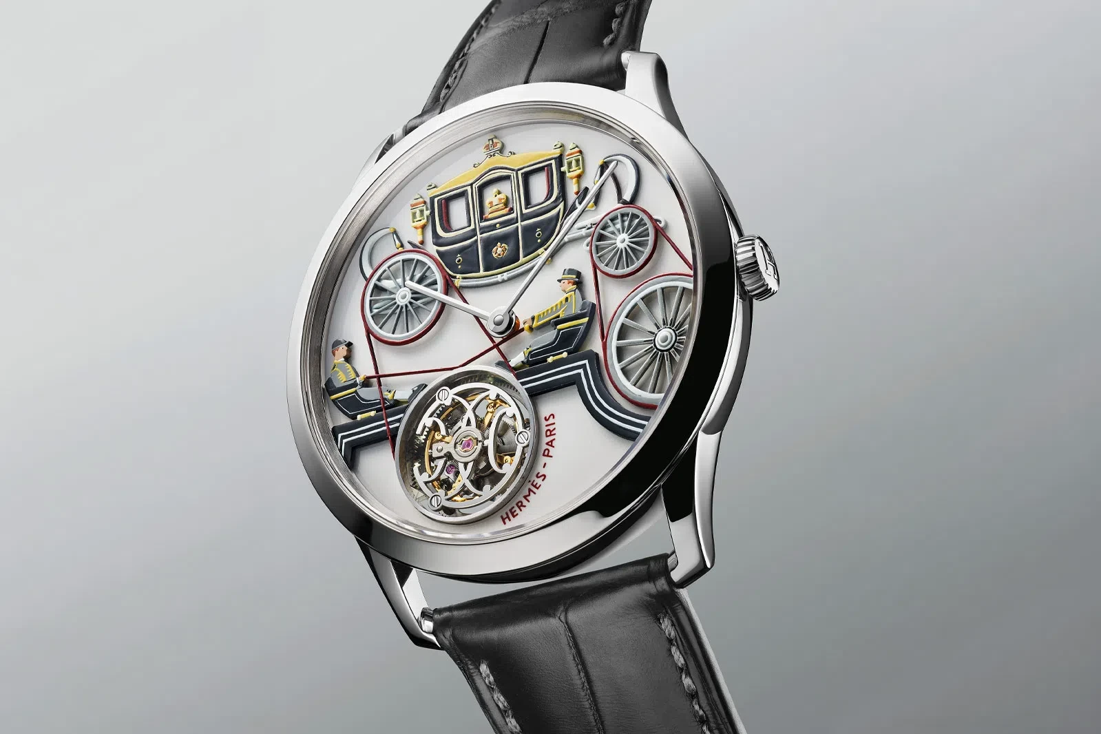 Hermès New Slim d'Hermès Stately Wheels - это лимитка (всего 6 экземпляров) в честь нового бутика на