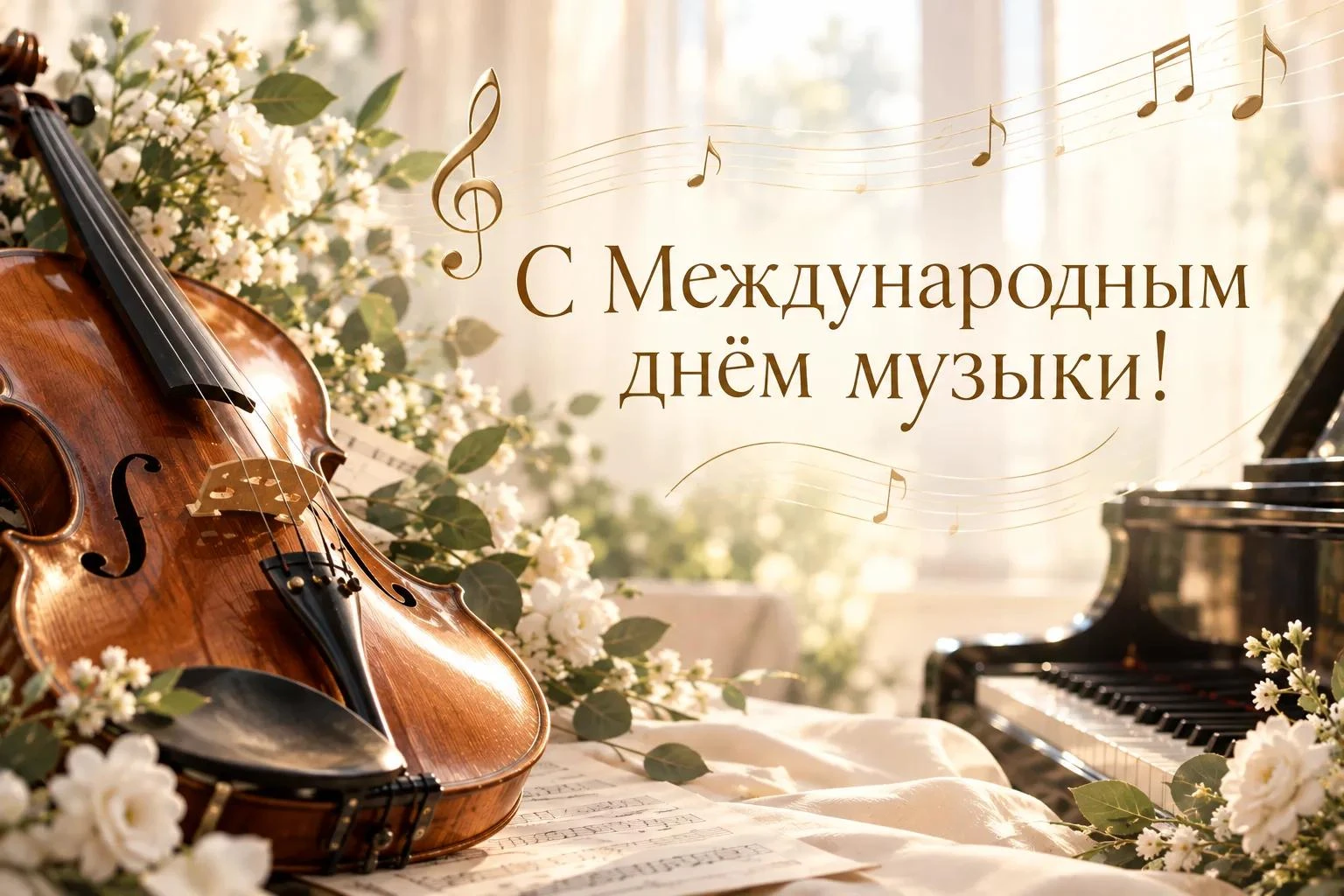 🎵🍂🎹Сегодня особенный день — Международный день музыки. И для нас нет лучшего способа...