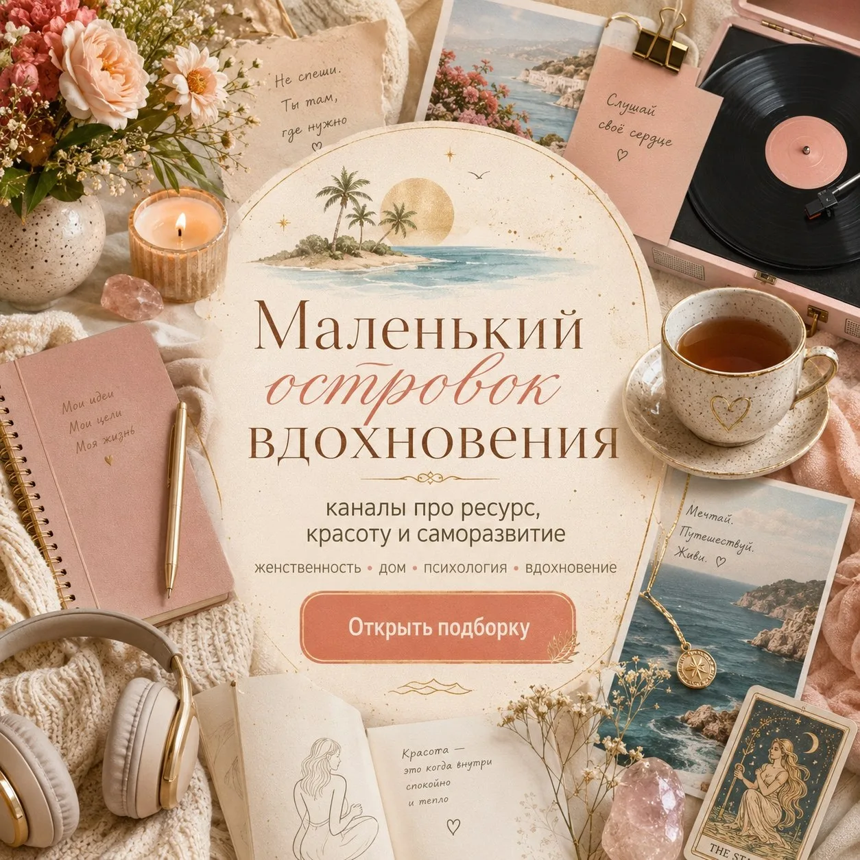 ✨ Подборка на каждый день
Иногда хочется просто открыть что-то полезное, лёгкое или интересное — без