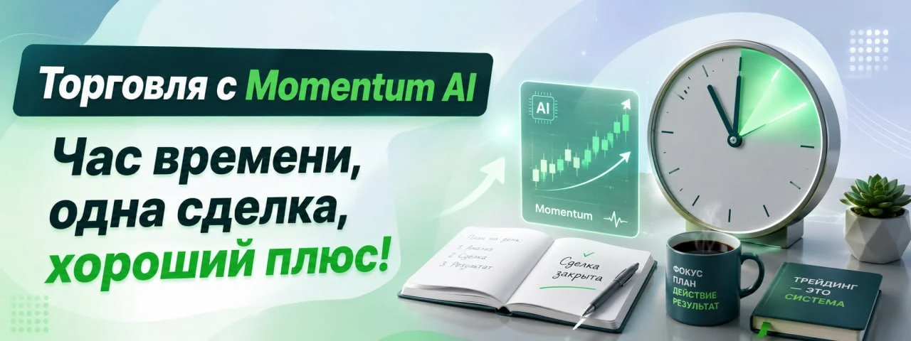 😎 Час времени, одна сделка, хороший плюс.