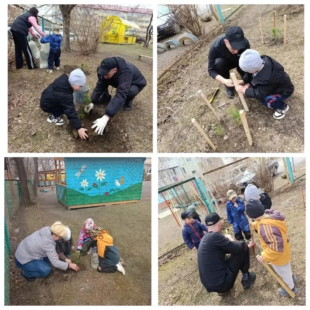 🌿 В нашем саду с размахом прошёл традиционный апрельский субботник — и мы присоединили...