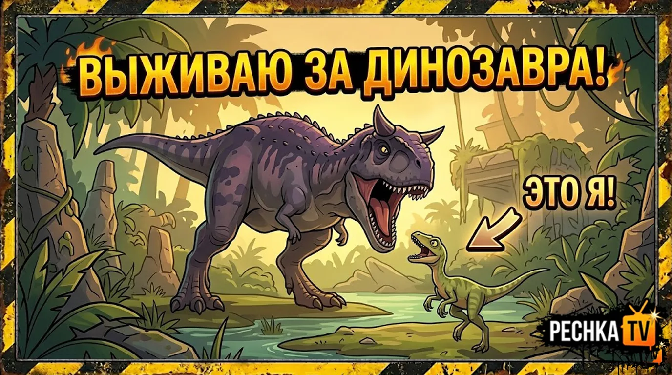 🔥 ВЫЖИВАНИЕ ЗА ДИНОЗАВРА В THE CURSED DINOSAUR ISLE | PECHKA TV
