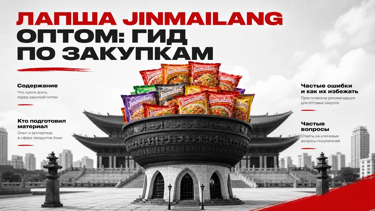 Лапша Jinmailang оптом: гид по закупкам