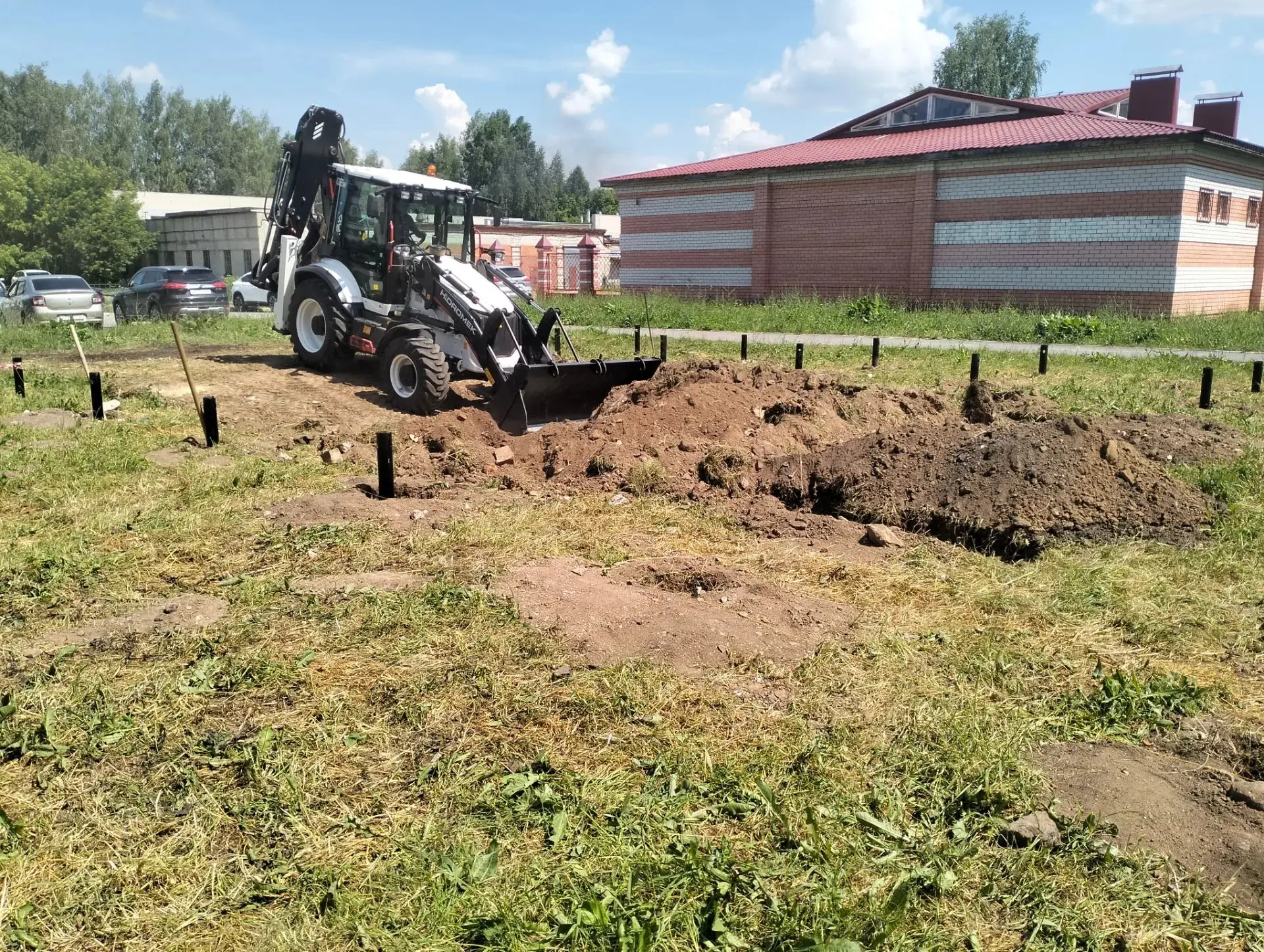 🏗В Йошкар-Оле на улице Водопроводной, рядом с Республиканской больницей, начали строить новый модул