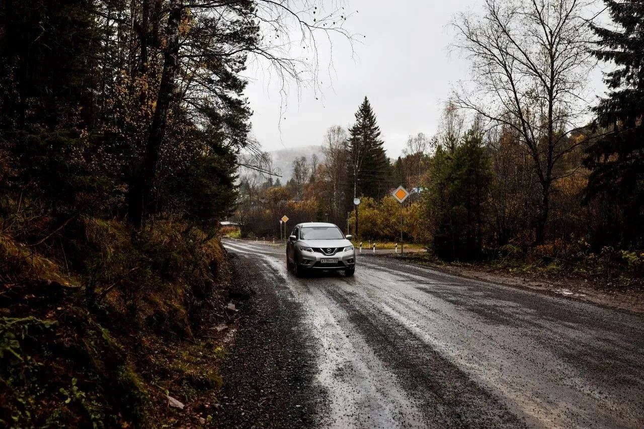 Дорогу к Сорокино отремонтировали — и осенью она особенно красива 🛣️🍂
