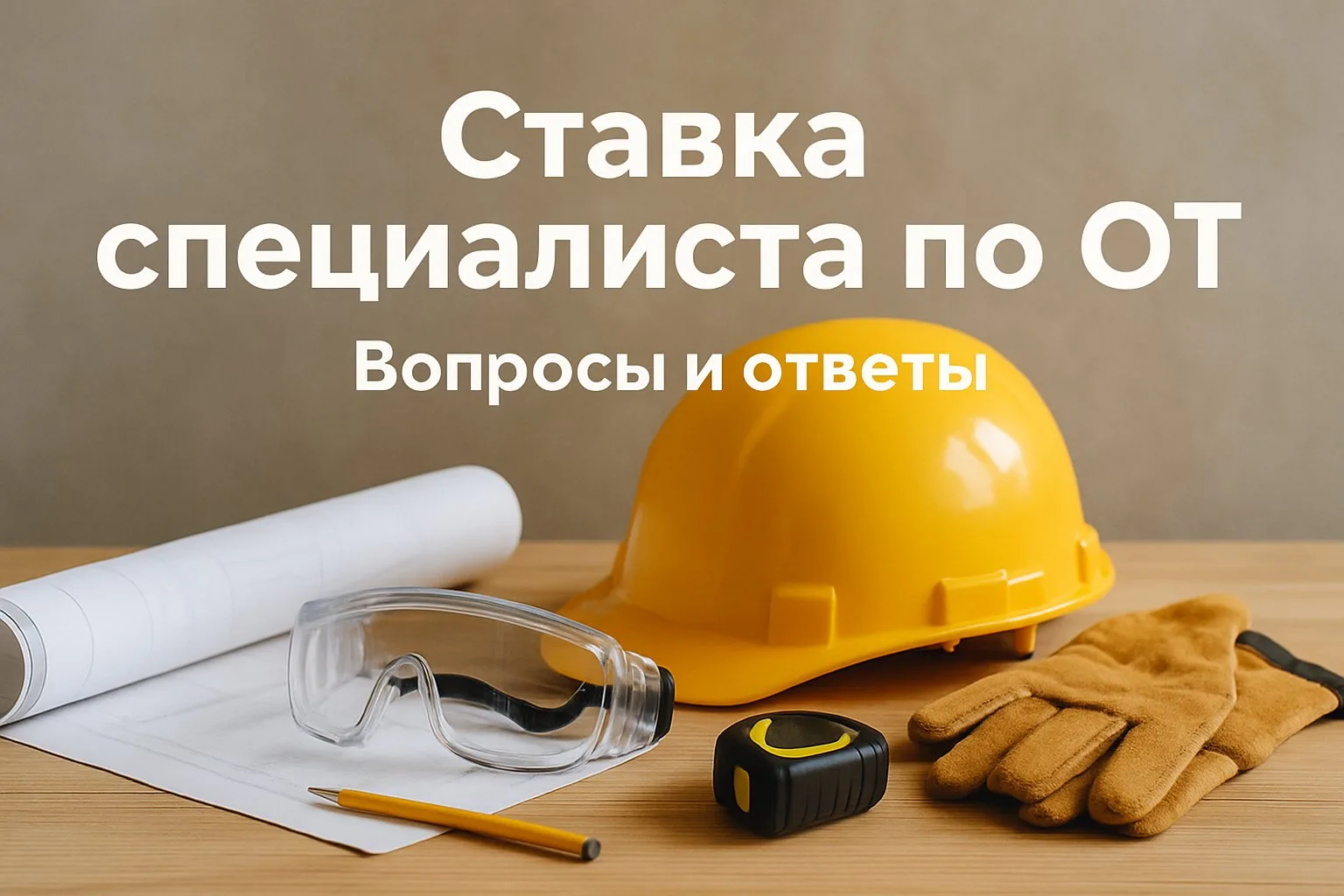 Ставка специалиста по ОТ. Вопросы и ответы