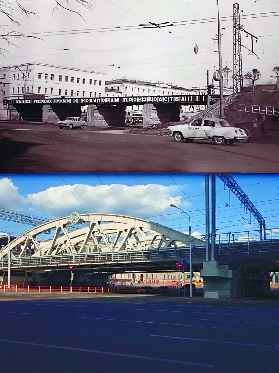 📍Каланчёвский мост Алексеевской соединительной линии.