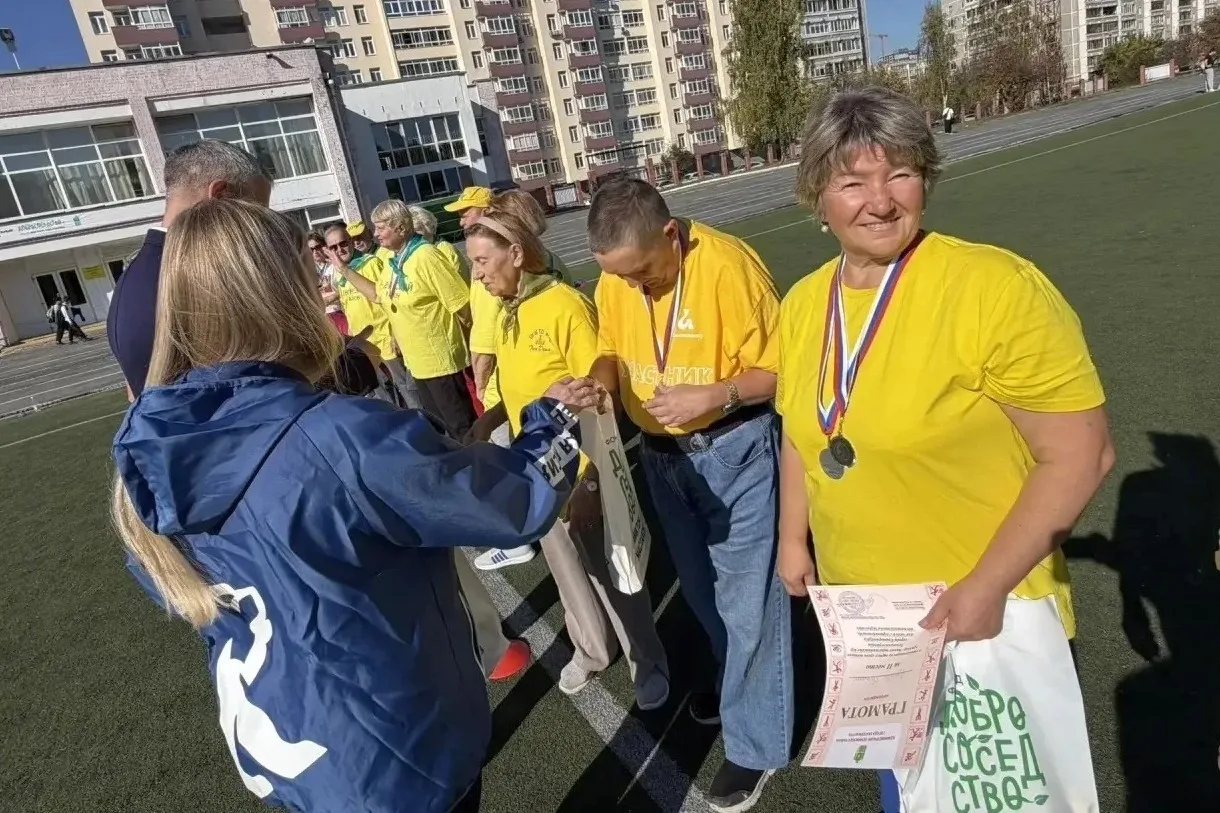 Члены общества инвалидов района приняли участие в спортивных состязаниях