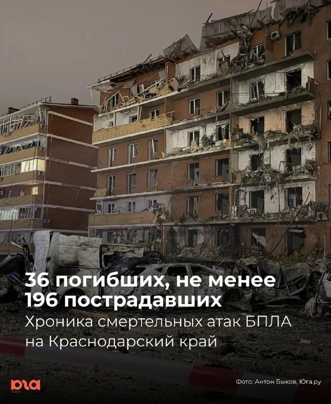 Краснодарский край всё чаще под атаками БПЛА