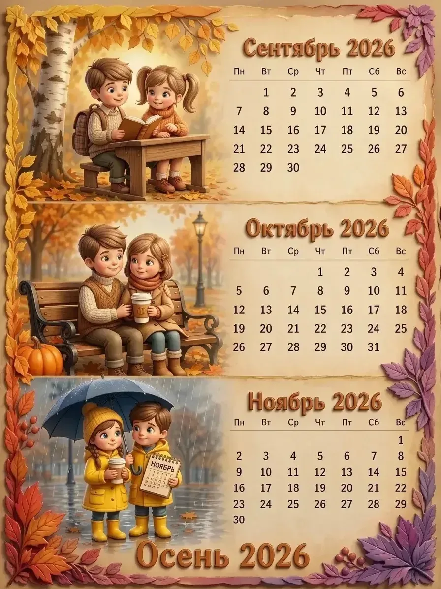 🎉 Здравствуй, осень! 🍁