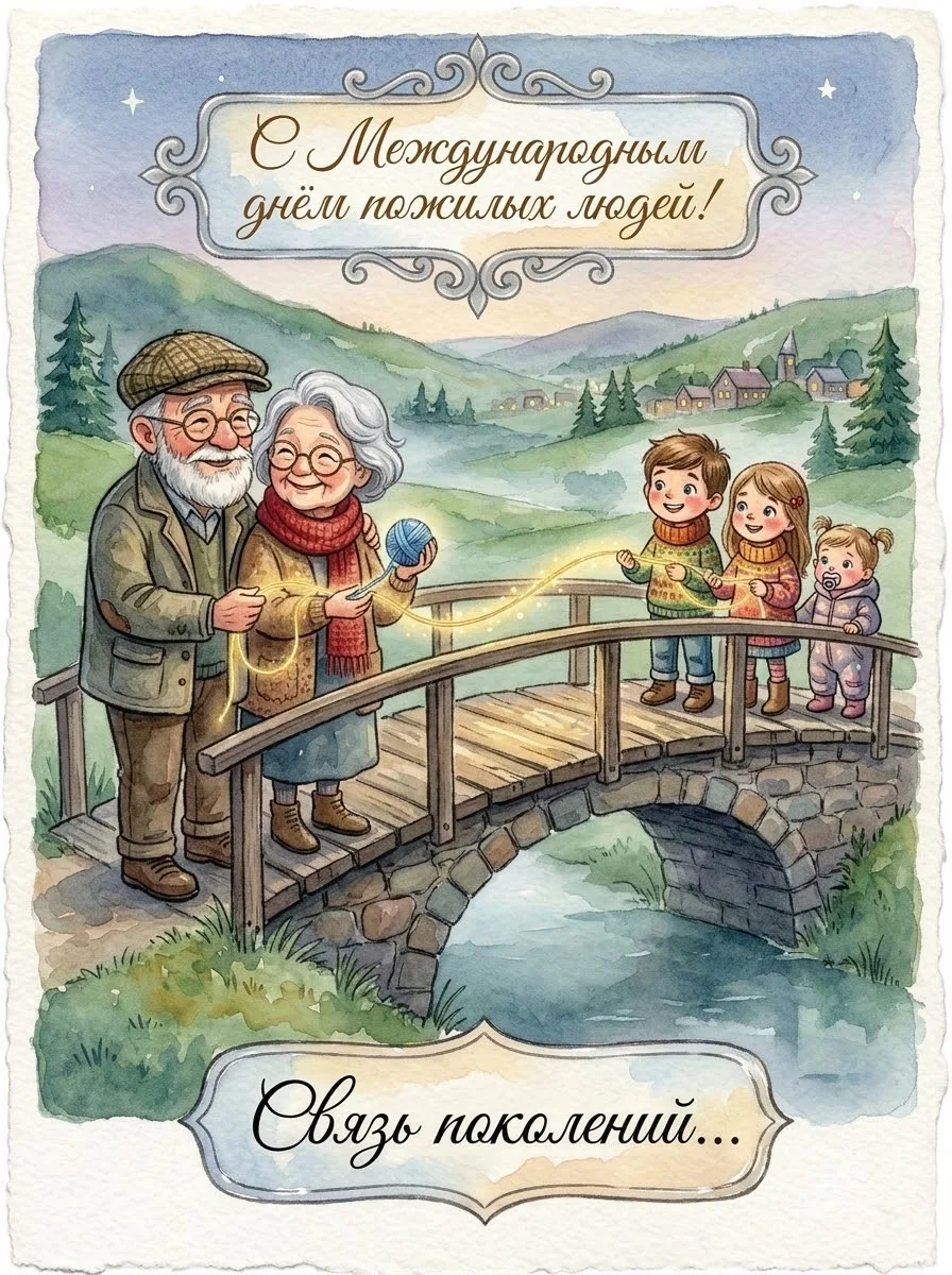 👵👴 Дорогие бабушки и дедушки, с праздником — с Днём добра и уважения!