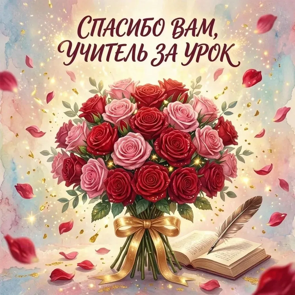 🎉 АКЦИЯ «СПАСИБО ВАМ, УЧИТЕЛЬ, ЗА УРОК»! 🎉