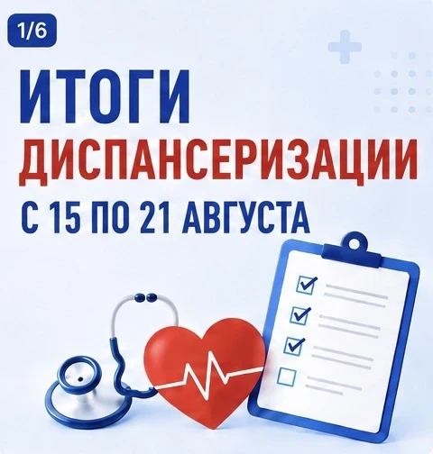 Вице-премьер Лариса Толстыкина подвела итоги диспансеризации за период с 15 по 21 августа