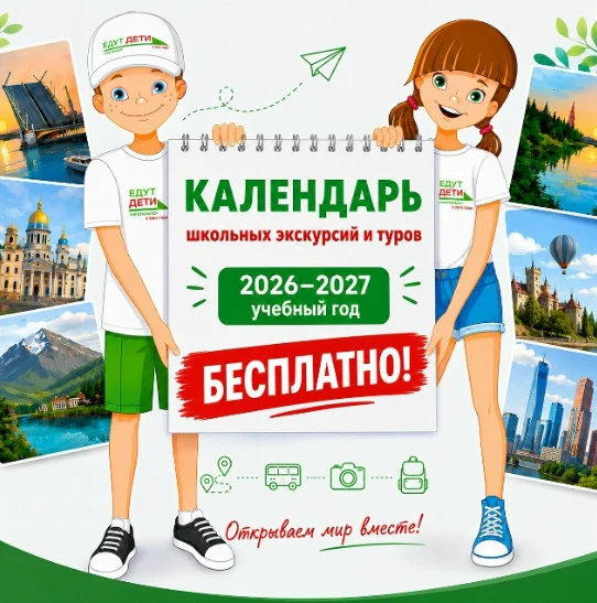 ❤ Получите бесплатно календарь школьных путешествий на 2026–2027 учебный год. В нем соб...