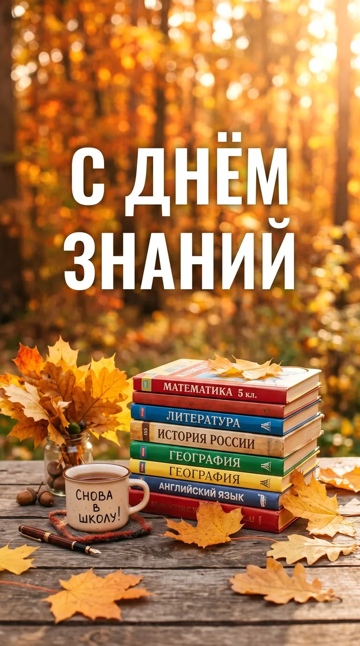 🔔 С Днём знаний! С 1 сентября! 🎒