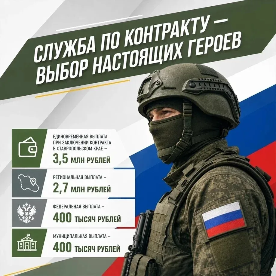 Служба по контракту — выбор сильных духом💪🏻

А еще — это достойная заработная плата и профессионал