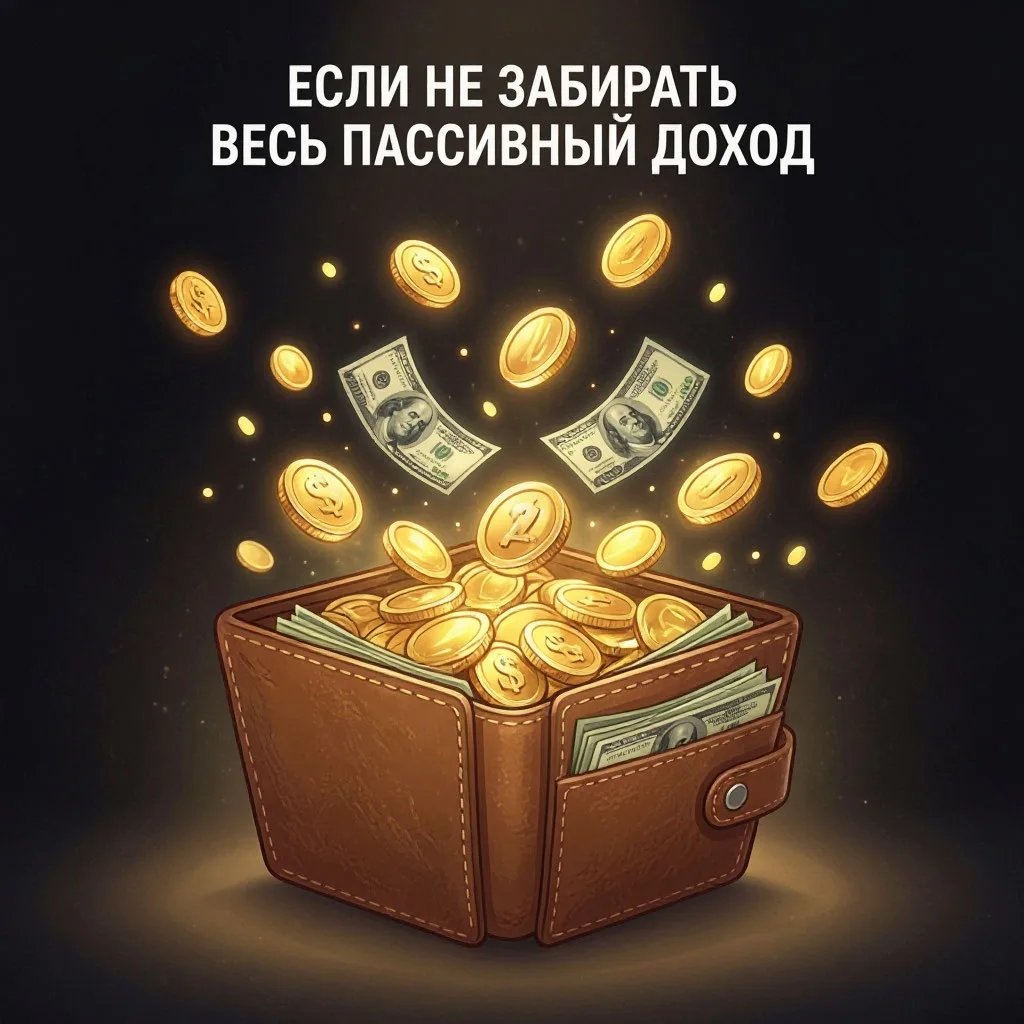 🔄 А ЕСЛИ НЕ ЗАБИРАТЬ ВЕСЬ ПАССИВНЫЙ ДОХОД?