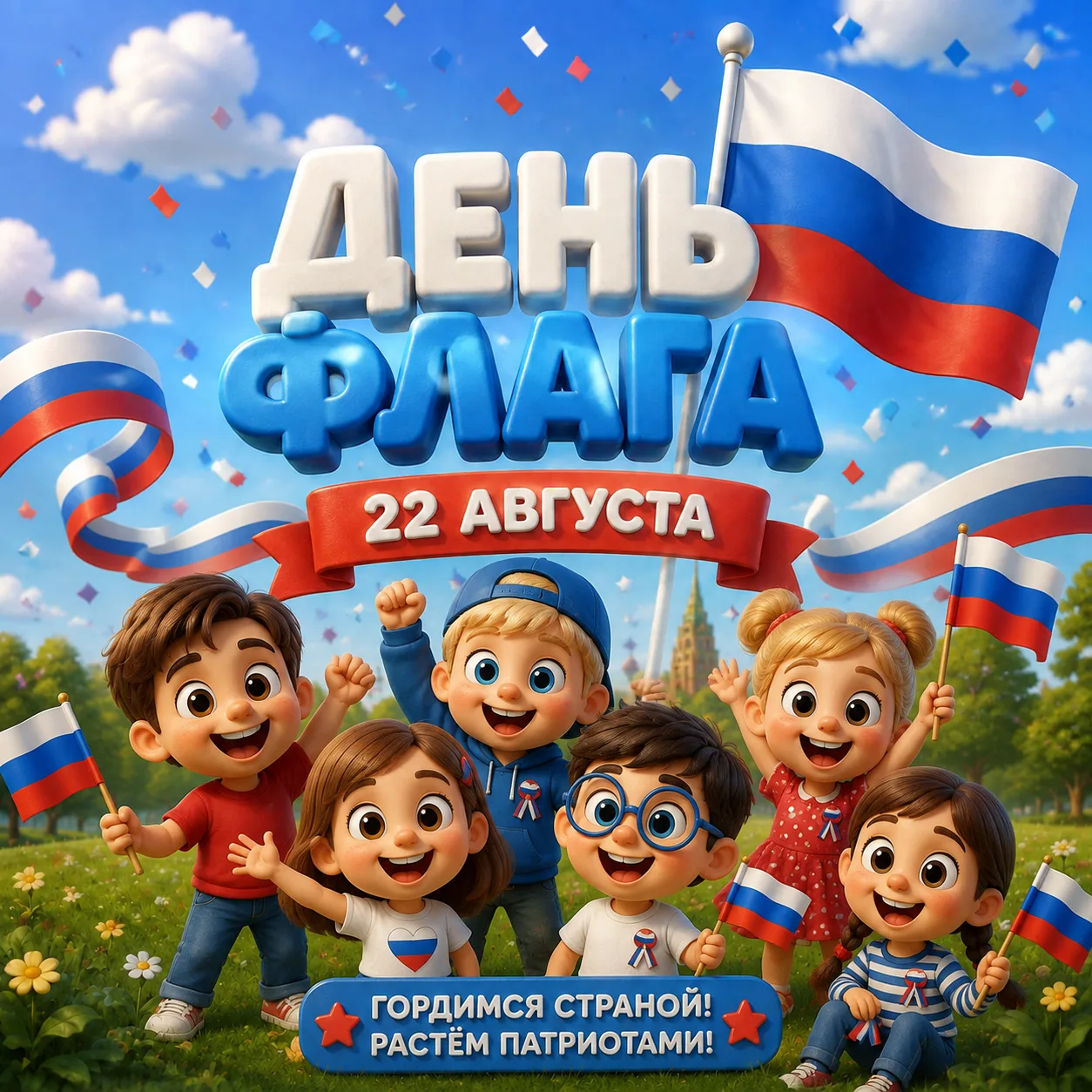 🇷🇺 В нашей группе «Бусинки» прошло творческое занятие, посвящённое Дню Государственно...