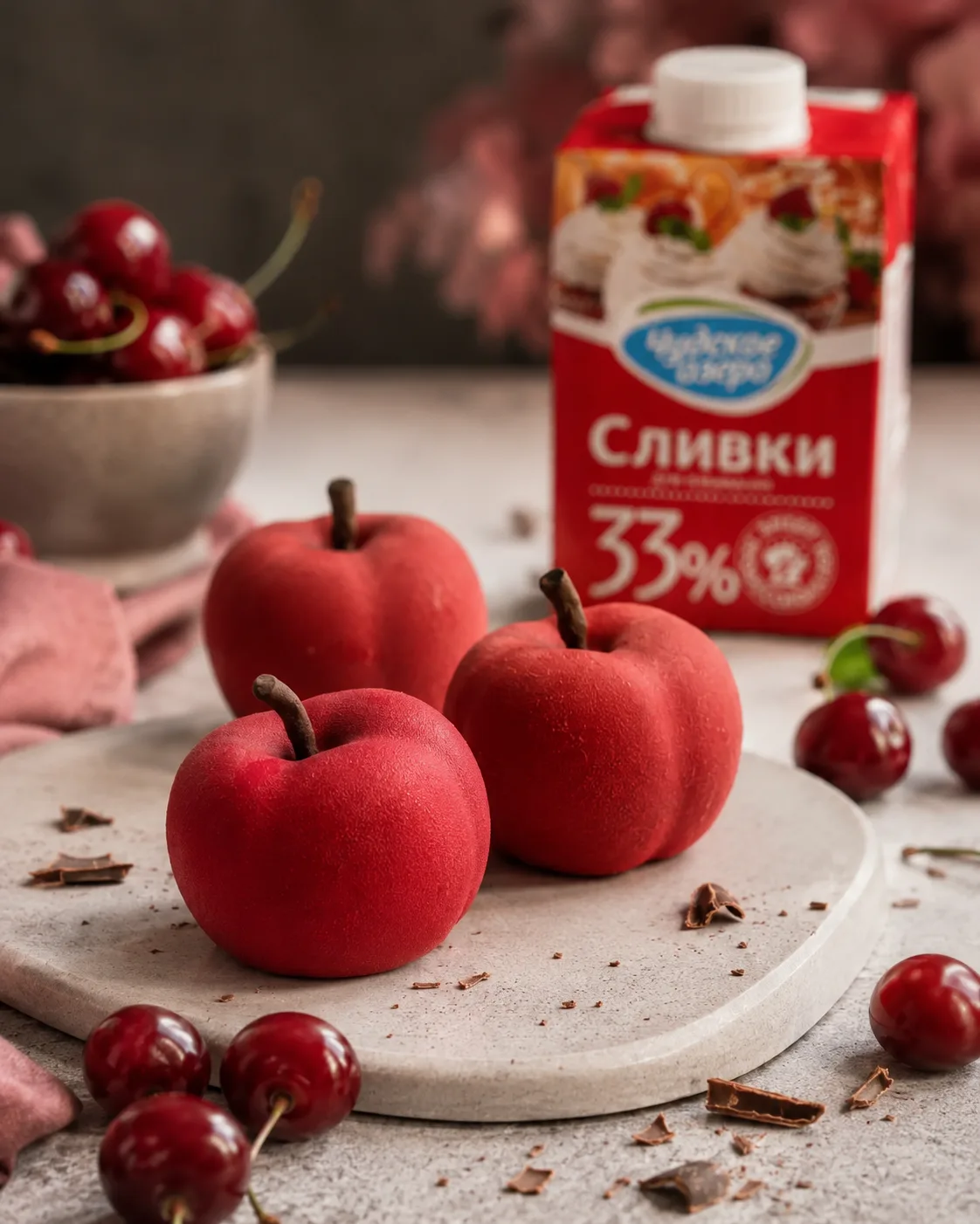 🍒 Корпусная вишня — десерт с вау-разрезом