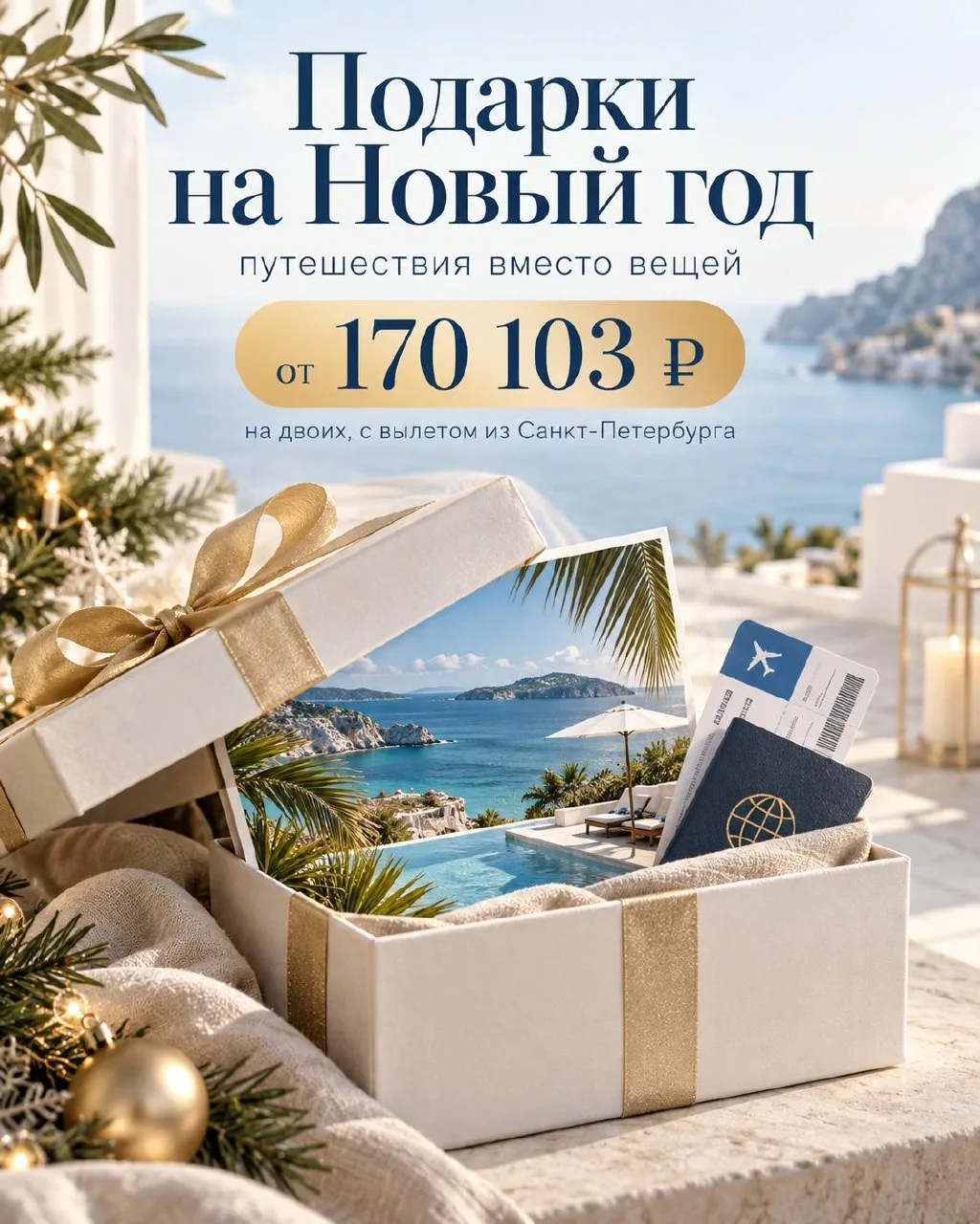 🎁 А что, если в этом году подарить на Новый год поездку?