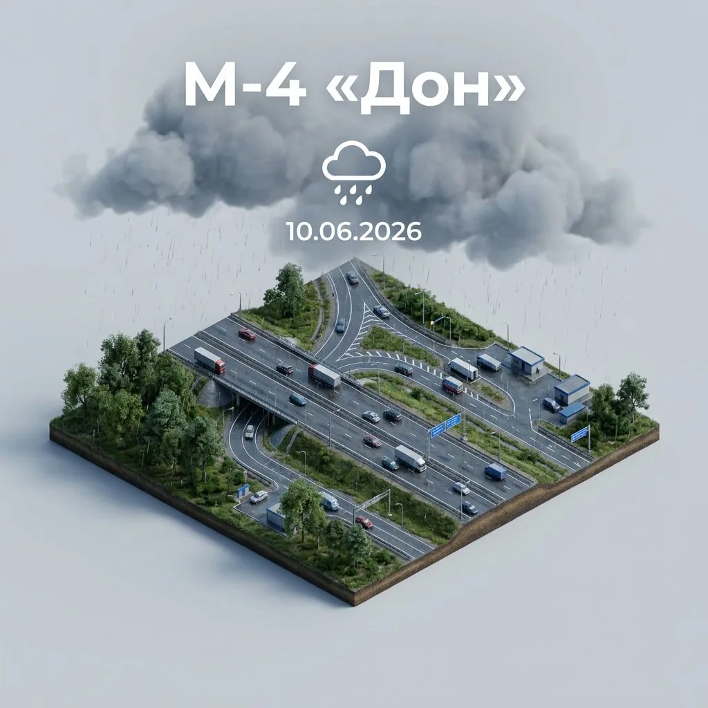 ☔️Погодные условия на М-4 «Дон» 10 июня

С утра до вечера местами дождь в Ростовской области и Красн